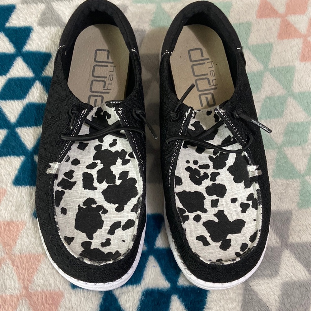 Cow Print Hey Dudes